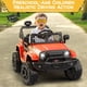 thumbnail image 3 of Coche eléctrico infantil 12V todoterreno tipo camión - Control remoto parental - Suspensión por resorte - Luces LED - inalámbrico - 3 velocidades - Ruedas EVA - Juguete para niños y niñas pequeños, 3 of 8