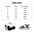 thumbnail image 5 of Bocca Women's Air Cushioned Support Sandals Grey Ankle Strap Walking Sandals 10M, 5 of 6