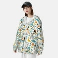 thumbnail image 5 of Fotbe Cartoon Dinosaur Men's Women's UPF 50+ Sun Protection Jacket Hooded Cooling Shirt with Pockets Hiking Outdoor Performance-Medium, 5 of 9