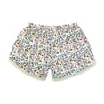 thumbnail image 4 of DKNY Girls Shorts Pack of 2 with Waistband Drawstring Beautiful Crochet Lace,Denim/Printed,6X, 4 of 4