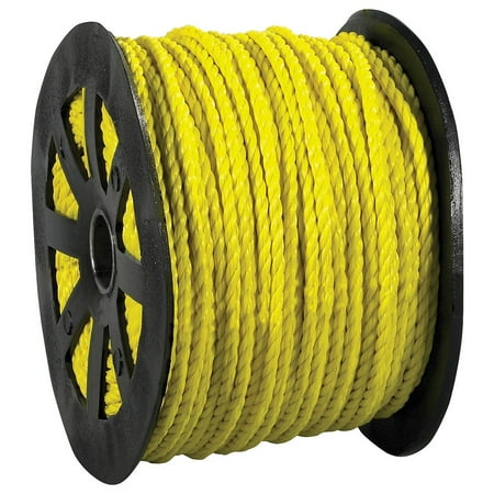 

Partners Brand Polypropylene/PP Rope .375 x 600 ft. Yellow (TWR105)