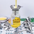 thumbnail image 2 of ENJOYW 3Pcs/Set Stainless Steel Funnel Filter Wide Mouth Strainer Kitchen Gadgets Tools Funnel, 2 of 7