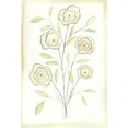 thumbnail image 2 of Shamp, Cindy 14x18 White Modern Wood Framed Museum Art Print Titled - Flowers II, 2 of 4