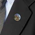 thumbnail image 3 of Glacier National Park Montana Animals Bear Eagle Deer Bobcat Wolf Metal 1.1" Tie Tack Hat Lapel Pin Pinback, 3 of 5