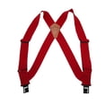 thumbnail image 1 of Perry Suspenders Bretelles 2 Pouces pour Hommes uBEE Outback Comfort Bretelles Ajustables - Rouge, Régulier, 1 of 2