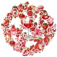 thumbnail image 2 of 35pcs-50pcs Red Stickers Stationery Stickers Sweet Kids Stickers Funny DIY Stickers for Laptops Suitcases, 2 of 9