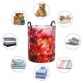 thumbnail image 6 of Fotbe Autumn Maple Leaves Laundry Basket with Handles, Waterproof Large Laundry Hamper, Wash Bag for Corner Dorm, Rolling Laundry Basket with Handles-Small, 6 of 8