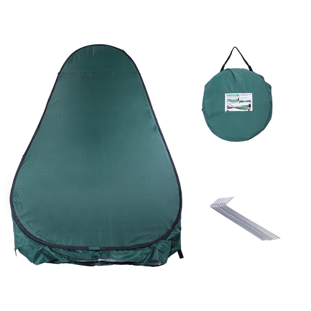 SalonMore Portable Camping Bathing Shower Toilet Changing Tent Green