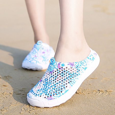 

TOYFUNNY Women Sports Fashion Flower Pattern Hollow Out Casual Breathable Slippers Shoes