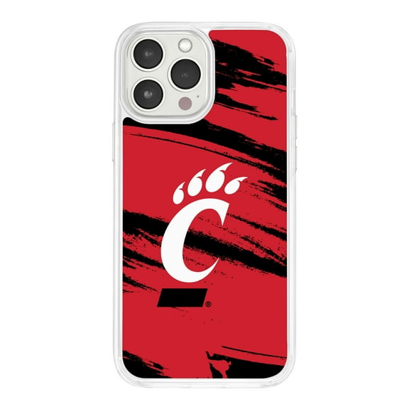 Cincinnati Bearcats HD Phone Case Compatible with MagSafe Apple iPhone 16 Pro Max (Paint Stripe) by Affinity Bands