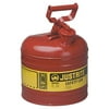 Justrite 2 Gal Safety Can Red