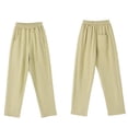 thumbnail image 6 of Shachafan Boys Casual Jogger Pants With Side And Pleats Comfortable Loose Fit Straight Leg Athletic Trousers For Summer Season Youth Wear Baby Winter Clothes Boy, 6 of 8