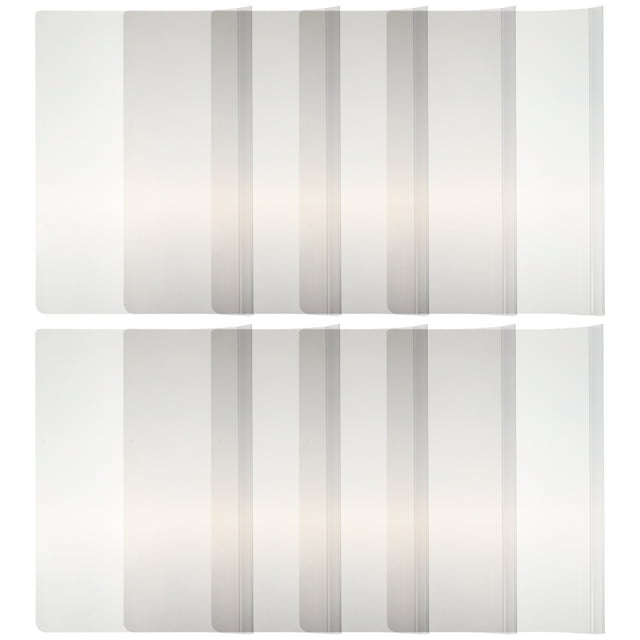 10Pcs Sliding Bar Report Covers A4 File Folders Clear File Organizers Resume File Binders