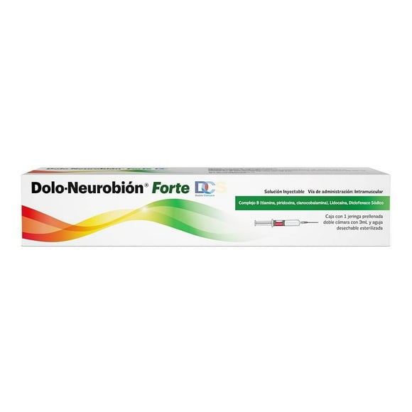 Dolo-Neurobión Forte solución inyectable prellenado 3 mL
