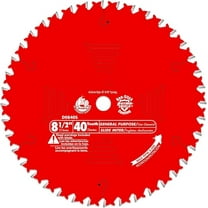 EnjinZZ D0840S 8_1/2-In 40 Tooth General Purpose Slide Miter Saw Blade