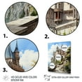 thumbnail image 3 of Designart "Majestic Guardians of Fortresses V" Cityscapes Wall Decor, 3 of 5