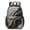 Black and Gold Marble Pattern-2, variant on Black and Gold Marble Pattern 17" Waterproof Oxford School Backpacks for Teens, S-Shape Padded Straps, for School, Travel, Hiking, Camping