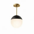 thumbnail image 4 of Modway Stellar 1-Light Pendant Light in Opal Satin Brass, 4 of 7