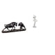 thumbnail image 1 of Estatua de escritorio,Figura decorativa de pelea de toros y osos,Figura de escritorio,Estatua de bailarina de ballet,adorno de escritorio,decoración del hogar,Estatua de bailarina, 1 of 8