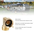 thumbnail image 4 of Adaptateur d'entrée d'eau RV, tuyau d'eau à 90 degrés Elbow lait lait, 4 of 7