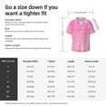 thumbnail image 7 of Gaeub Breast Cancer Pink Ribbons Awareness Men's Lapel Short Sleeve Shirt, Relaxed Fit Shirt, Soft and Breathable for Outdoors Party Travel - Large, 7 of 7