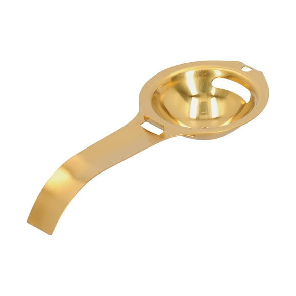 Egg Yolk White Separator, Stainless Steel With Long Handle, Quick 3 Second Separation, Fits Different Size Bowls Cups, Egg Knocker Function For Baking, Cake Making And