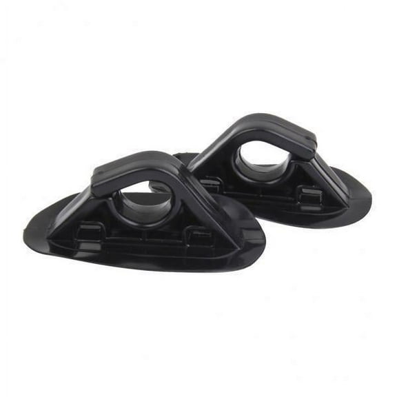 funtasica 4xMagiDeal Oar Paddle Holder Hook Buckle for Boat Kayak Rubber Dinghy Black 4 Pcs
