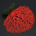 thumbnail image 3 of Adorno de plantas de Coral artificiales de plástico, decoración de acuario bajo el agua, color rojo, 3 of 5