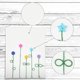 thumbnail image 3 of Juego de 2 botones para hacer arte, pegatinas para botones, kit de lienzo con botones sencillos, kit para crear tu propio arte con flores, kit para manualidades para niños pequeños en edad preescolar, 3 of 7