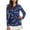 Blue Dragonfly, variant on Highland Cow Women Golf Shirt Horse Long Sleeve Shirts Comfy Quarter Zip Tennis Shirt Lightweight Golf Clothes Size M