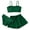 Green, variant on newwalpole Swim Suits for Girls 3 Piece Swimsuits Soild Color Bikini Rullfe Bathing Suit Briefs Girls Red for Size 8-10 Years