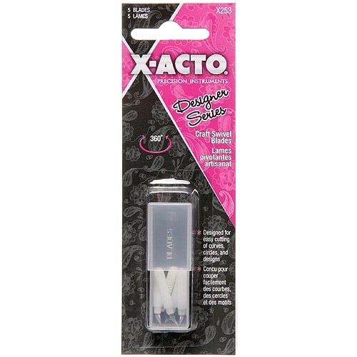 XActo Designer Series Craft Swivel Replacement Blades, 5 Count
