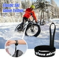 thumbnail image 3 of Ettsollp 2/4Pcs Ski Glove Leash Elastic Sport Glove Safety Strap Slim Wrist Leash Glove Fixing Band for Mountaineering Skiing Snowboarding Accessories, 3 of 8