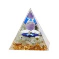 thumbnail image 1 of Pyramide Orgone, Pyramide de Méditation en Résine de Chakra pour Énergie Positive, 1 of 8