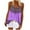 Purple, variant on Clothes under $5 asdoklhq Juniors Plus Tops & T-Shirts, Women Summer Print Casual Sleeveless Round-Neck Vest Camis Blouse Tops