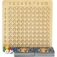 thumbnail image 1 of Board Games Multiplication Game Wooden Board Games Educational Math Board Games, 1 of 5
