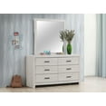 thumbnail image 2 of Brantford 6-drawer Dresser with Mirror Coastal White, 2 of 12