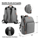 thumbnail image 2 of Mochila Impermeable Malubero Para Pañales De Bebé gris Malu1317, 2 of 4