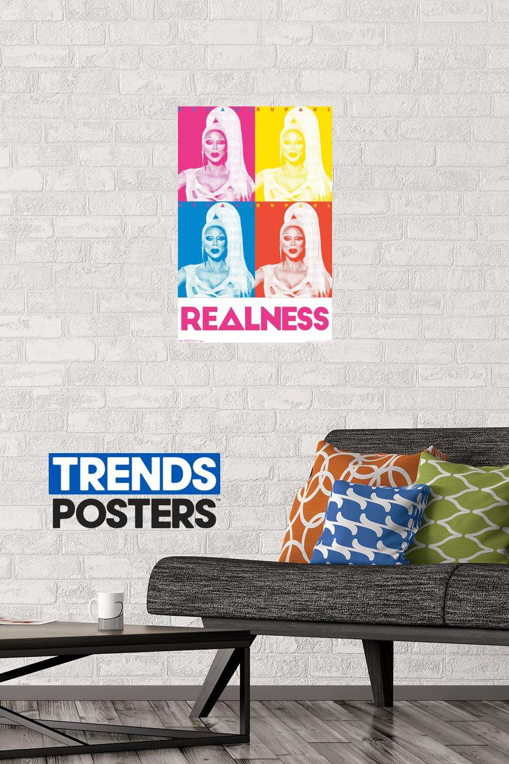 RuPaul - Realness Wall Poster, 14.725" x 22.375"