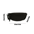 thumbnail image 3 of Xihbxyly Bolsa Deportiva de Pecho, Estilo Mensajero Informal, Correa Ajustable para Mayor Comodidad, Tela Resistente, Versátil para Viajes Diarios o Cortos, Mochila para Estudiantes, Tamaño 32 X 16 X, 3 of 6