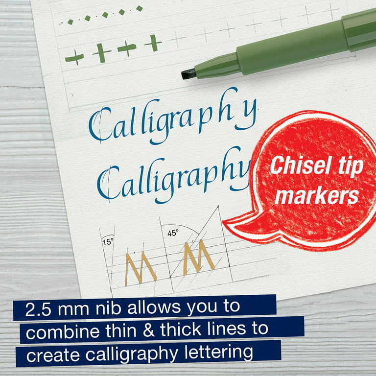 Faber-Castell Pitt Calligraphy Pen Set - Assorted Colors, Set of 6, BLICK  Art Materials
