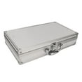 thumbnail image 2 of Aluminum Tool Case, Aluminum Storage Case High Strength Angle Wrapped Large Capacity  For Paintbrushes For Travel Use, 2 of 8