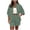 Green, variant on ibiyuan 2 Piece Workout Sets For Women Women's Sleeveless Crop Top and Drawstring Pocket Shorts Suit Set with Matching Coat