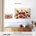 thumbnail image 4 of Elephant Stock Poppies In The Rain Wall Art - Horizontal Canvas Wall Art - Living Room Wall Decor - Floral And Botanical Canvas - Gray And Red Decor By Silvia Vassileva - 12" x 8", 4 of 8