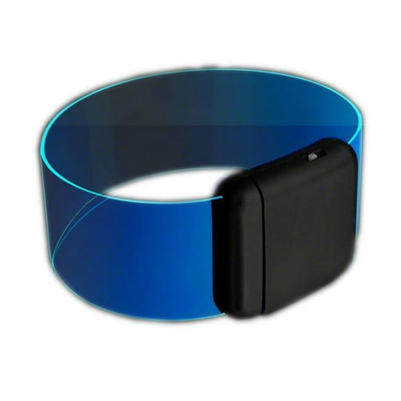 Cosmic Blue LED Bracelets Magnetic Clasp