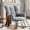 Light Gray, variant on SENCHO GINSYTALIOR Nursery Rocking Chair Teddy Upholstered Glider Rocker,Rocking Accent Chair Padded Seat with High Backrest ,Solid Wood Legs for Nursery Bedroom Living Room