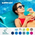 thumbnail image 3 of TRC Recreation Sunsation 1.75\" Thick Foam Adult Pool Float Water Lounger w/ Headrest, Teal, 3 of 12