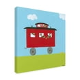 thumbnail image 2 of Trademark Fine Art 'Circus Train IV' Canvas Art by June Erica Vess, 2 of 3