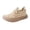 Khaki, variant on Breathable Lace Up Platform Sneakers Comfortable Casual Walking Shoes Lightweight Thick Soled Tennis Footwear for Women Daily Leisure Beach Date Outfit