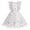 #1 White Polka Dots, variant on IDOPIP Toddler Party Dress Girls Butterfly Daisy sequins Princess Dress Ruffle Tulle Tutu Wedding Dress